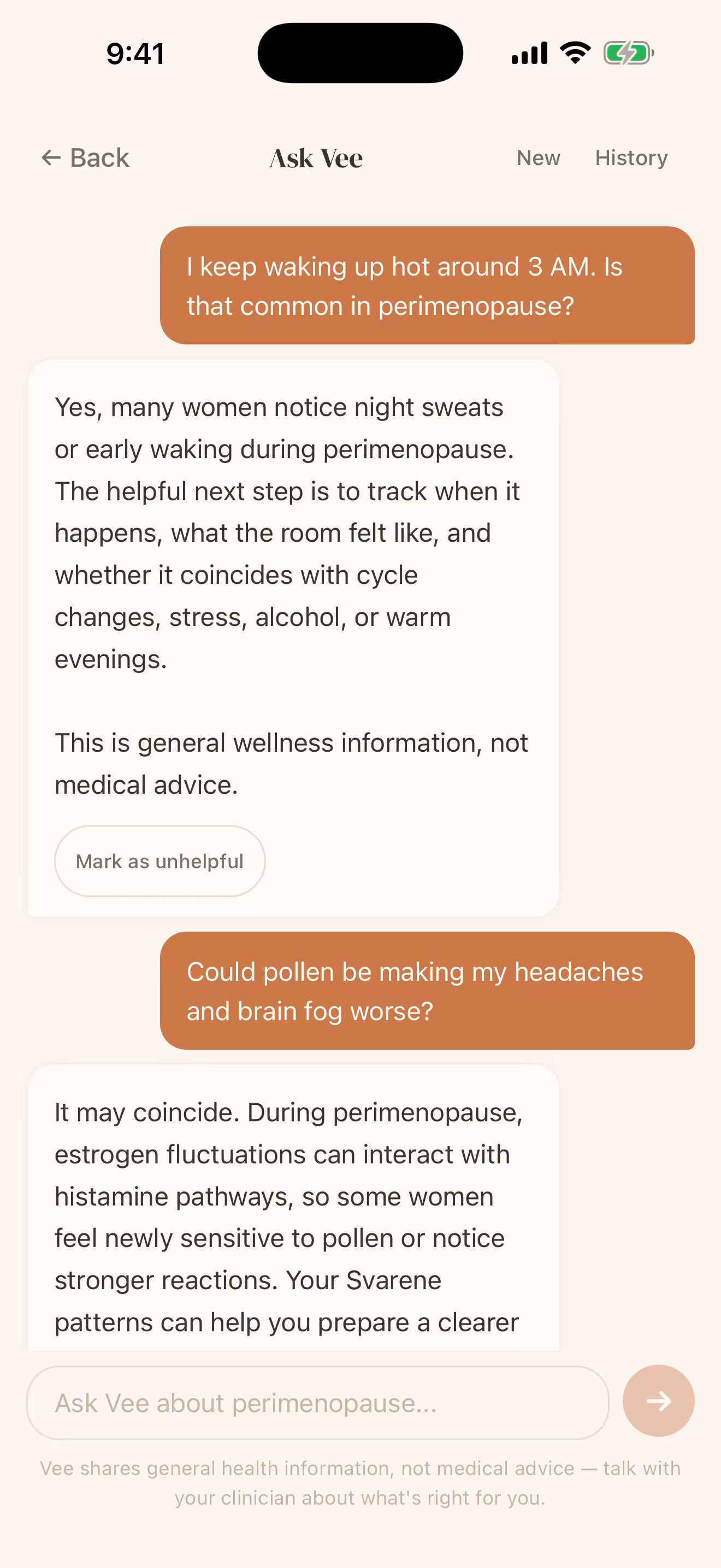 A real Vee conversation about waking at 3 a.m.